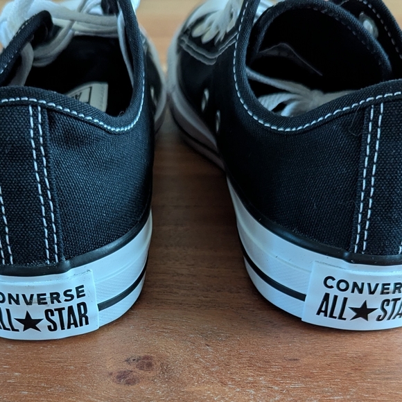 Converse Black and White All Star Sneakers - Picture 5 of 7